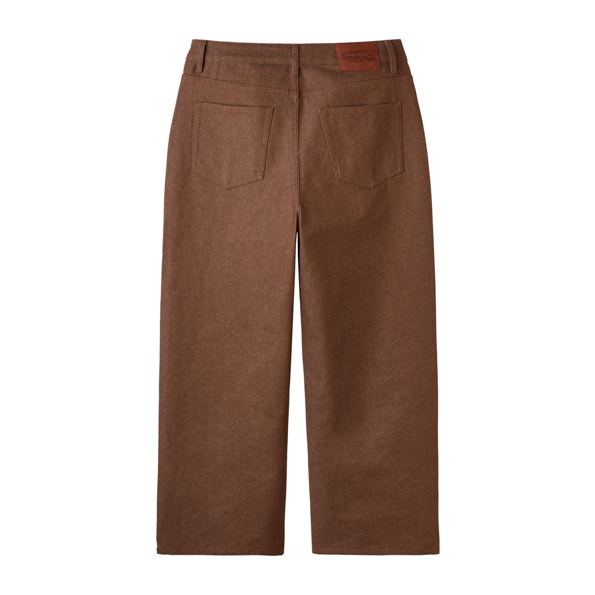 Brown Raw Baggy Denim